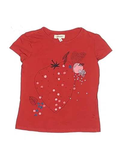 Pre-owned Catimini Kids' Short Sleeve T-shirt In Red