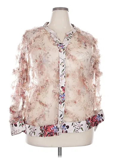 Cato 3/4 Sleeve Blouse In Multi
