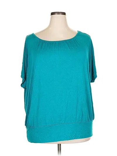 Pre-owned Cato 3/4 Sleeve T-shirt In Blue