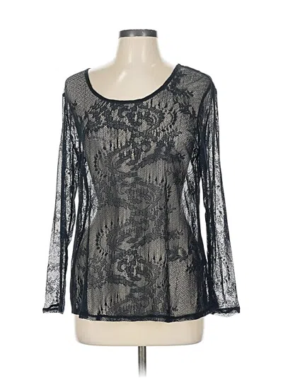 Pre-owned Cato 3/4 Sleeve T-shirt In Silver