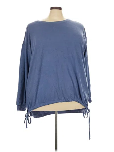 Pre-owned Cato 3/4 Sleeve T-shirt In Blue