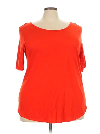 Pre-owned Cato 3/4 Sleeve T-shirt In Orange