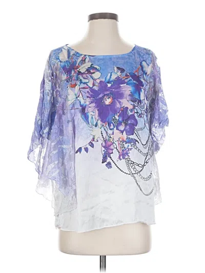 Pre-owned Cato 3/4 Sleeve T-shirt In Purple