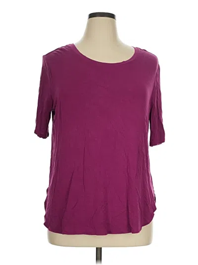Pre-owned Cato 3/4 Sleeve T-shirt In Purple