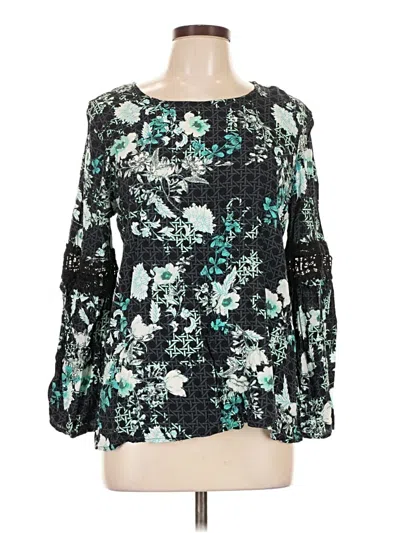 Pre-owned Cato 3/4 Sleeve T-shirt In Teal