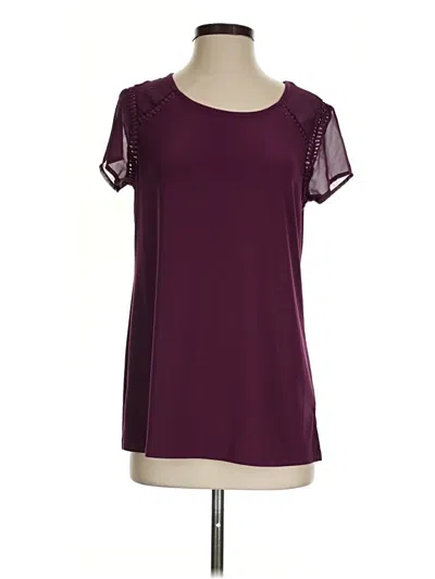 Pre-owned Cato Active T-shirt In Burgundy