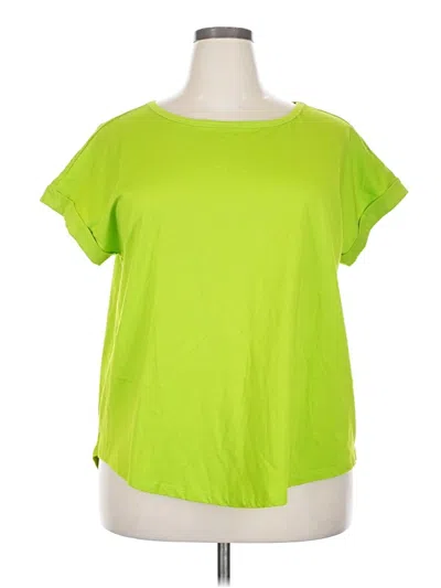 Pre-owned Cato Active T-shirt In Green