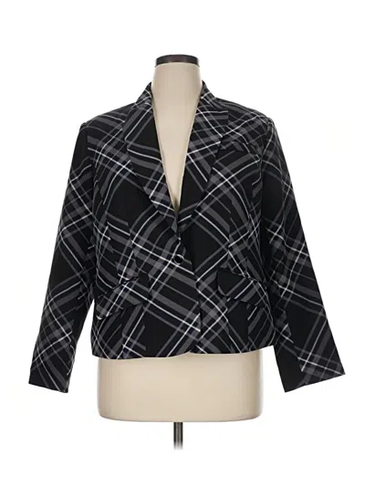 Pre-owned Cato Blazer Jacket In Black