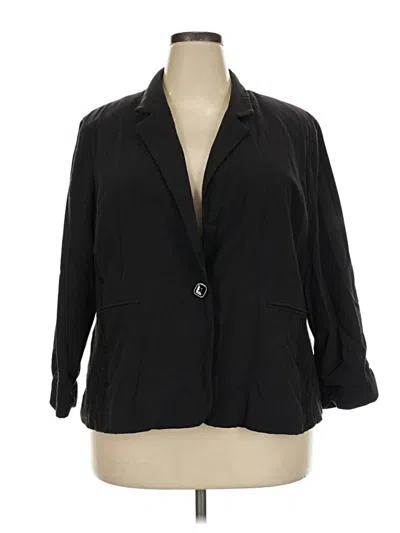 Pre-owned Cato Blazer Jacket In Black