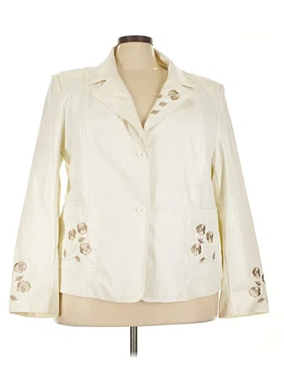 Pre-owned Cato Blazer Jacket In White