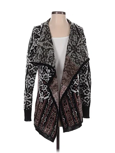 Pre-owned Cato Cardigan Sweater In Black