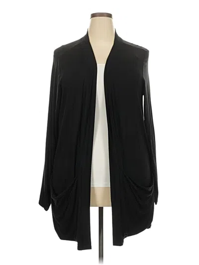 Pre-owned Cato Cardigan Sweater In Black