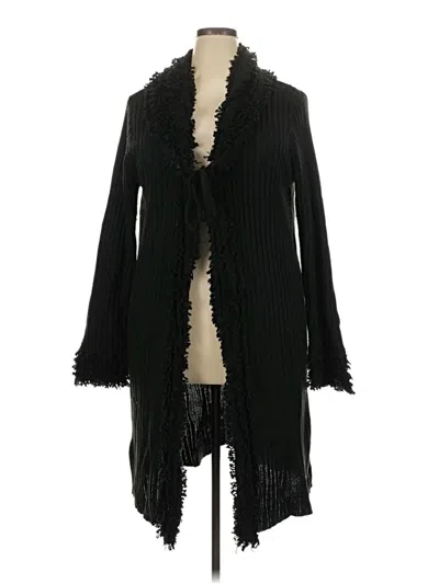 Pre-owned Cato Cardigan Sweater In Black