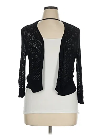 Pre-owned Cato Cardigan Sweater In Black