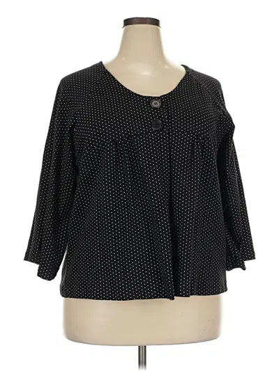 Pre-owned Cato Cardigan Sweater In Black