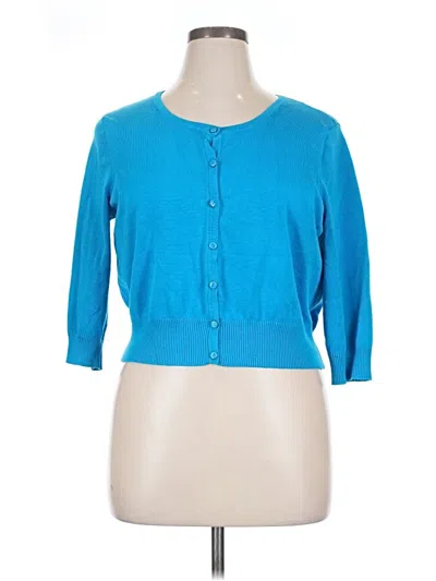 Pre-owned Cato Cardigan Sweater In Blue