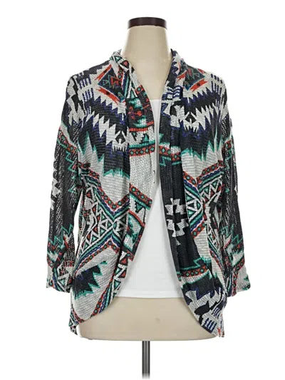 Pre-owned Cato Cardigan Sweater In Blue