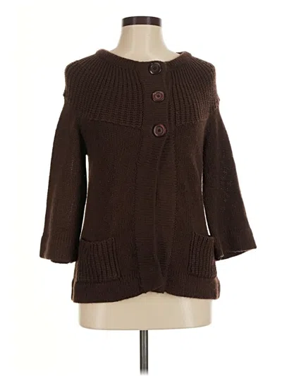 Pre-owned Cato Cardigan Sweater In Brown
