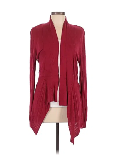 Pre-owned Cato Cardigan Sweater In Burgundy