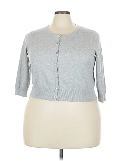 Pre-owned Cato Cardigan Sweater In Gray