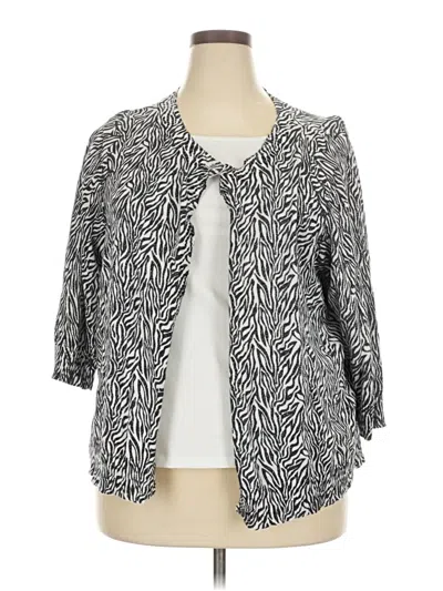 Pre-owned Cato Cardigan Sweater In Gray
