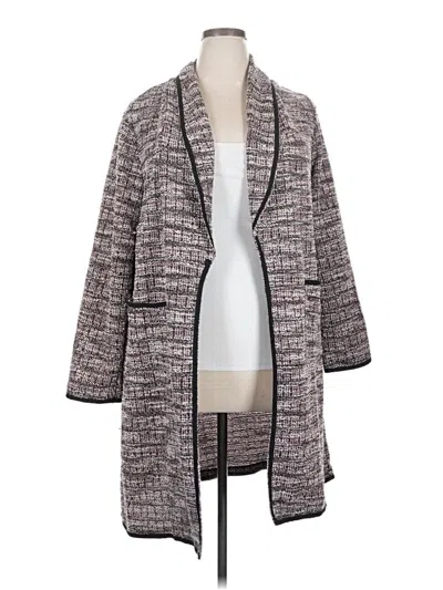 Pre-owned Cato Cardigan Sweater In Gray