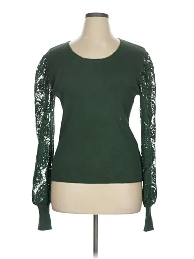 Pre-owned Cato Cardigan Sweater In Green