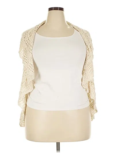Pre-owned Cato Cardigan Sweater In Ivory