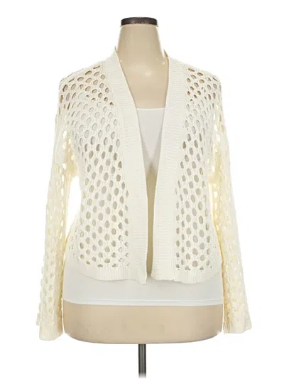 Pre-owned Cato Cardigan Sweater In Ivory