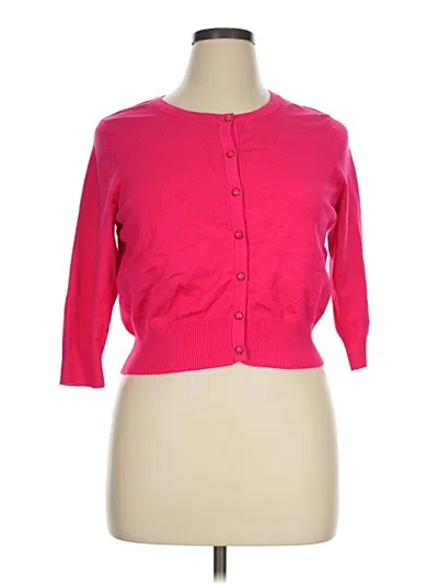 Pre-owned Cato Cardigan Sweater In Pink