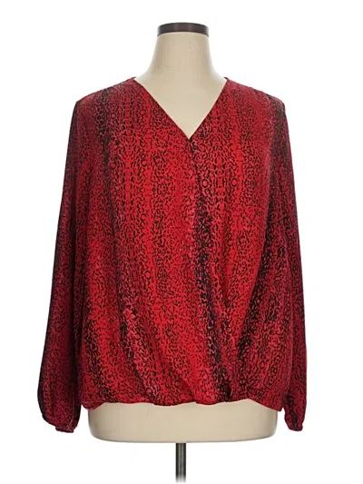 Pre-owned Cato Cardigan Sweater In Red