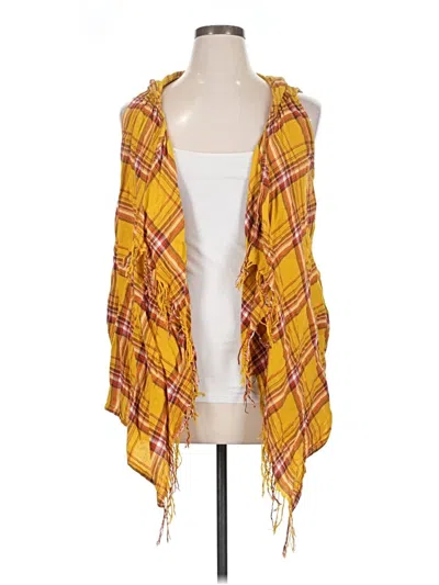 Pre-owned Cato Cardigan Sweater In Yellow