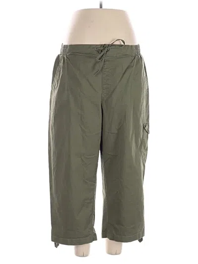 Pre-owned Cato Cargo Pants In Green
