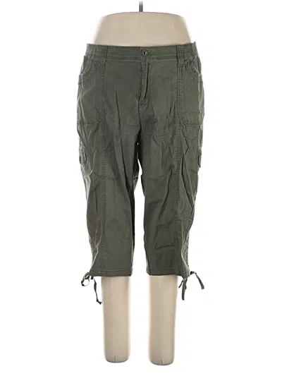 Pre-owned Cato Cargo Pants In Green