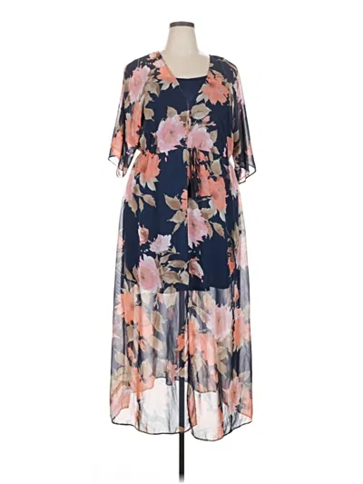 Pre-owned Cato Casual Dress In Blue