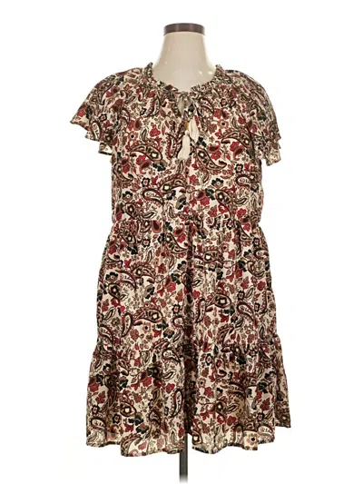 Pre-owned Cato Casual Dress In Brown