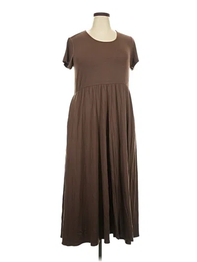 Pre-owned Cato Casual Dress In Brown