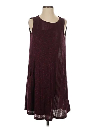 Pre-owned Cato Casual Dress In Burgundy