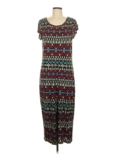 Pre-owned Cato Casual Dress In Burgundy
