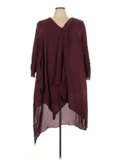 Pre-owned Cato Casual Dress In Burgundy
