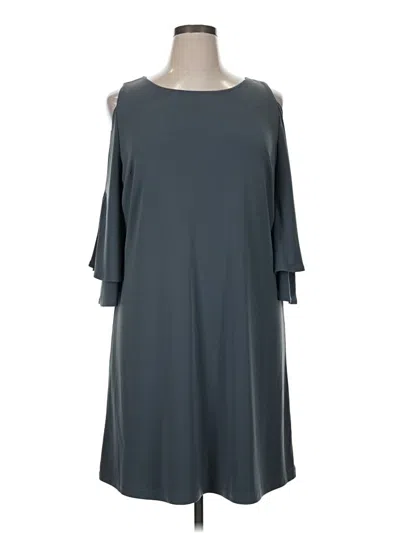 Pre-owned Cato Casual Dress In Gray