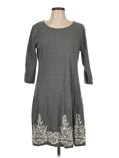 Pre-owned Cato Casual Dress In Gray