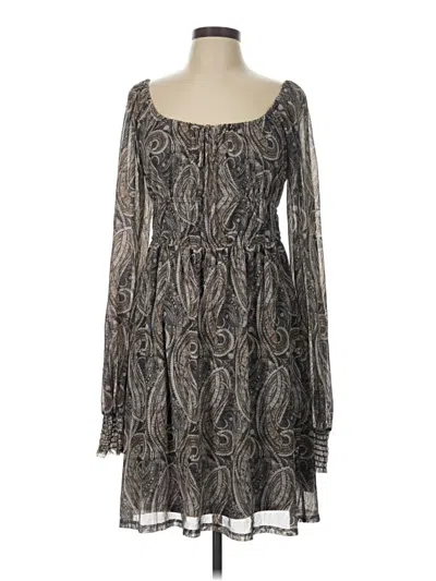 Pre-owned Cato Casual Dress In Gray