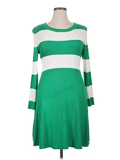 Pre-owned Cato Casual Dress In Green
