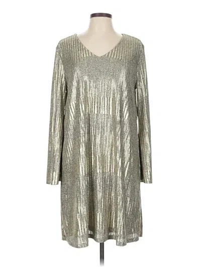 Pre-owned Cato Casual Dress In Silver