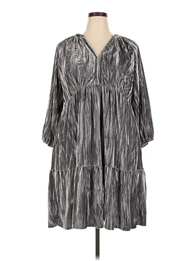 Pre-owned Cato Casual Dress In Silver