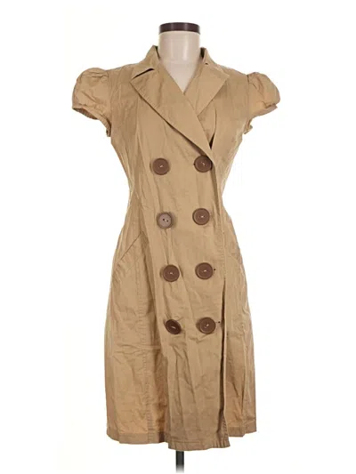 Pre-owned Cato Casual Dress In Tan