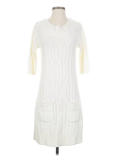 Pre-owned Cato Casual Dress In White