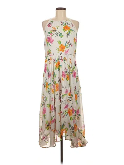 Pre-owned Cato Casual Dress In White