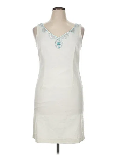 Pre-owned Cato Casual Dress In White